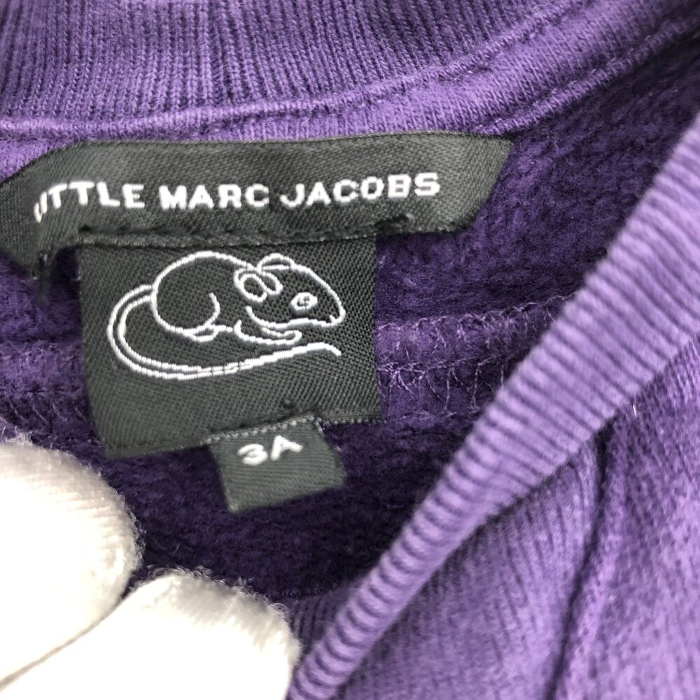 Little Marc Jacobs Girls 3T Sweatshirts BUNDLE 2 Piece Crewneck Pullover Graphic - Picture 4 of 8